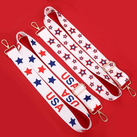 Versatile USA Purse Strap - Adjustable American Flag Design for Every Occasion - Picture 3 of 6